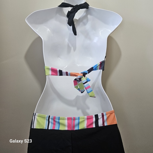 Tankini Swimwear, Tribal Sporty Bikini Push Up Swimwear Women Meduim - Picture 2 of 8